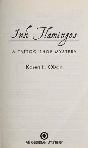 Tapa de Ink flamingos