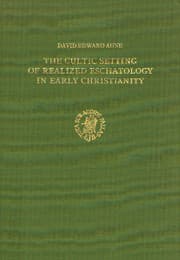 Tapa de The cultic setting of realized eschatology in early Christianity