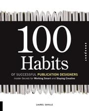 Tapa de 100 habits of successful publication designers