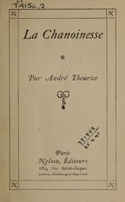 Tapa de La chanoinesse