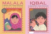 Tapa de Malala A Brave Girl from Pakistan/Iqbal A Brave Boy from Pakistan