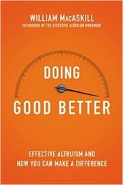 Tapa de Doing Good Better