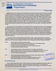 Tapa de Pesticide data program