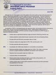Tapa de Pesticide data program