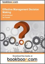 Tapa de Effective Management Decision Making An Introduction