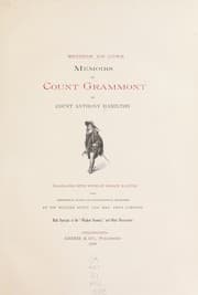 Tapa de Memoirs of Count Grammont