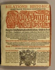 Tapa de Relationis historicae semestralis vernalis continuatio