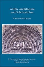 Tapa de Gothic architecture and scholasticism