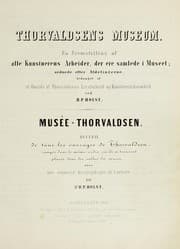 Tapa de Thorvaldsens Museum
