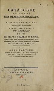 Tapa de Catalogue raisonné des desseins originaux des plus grands maîtres anciens et modernes, qui faisoient partie du cabinet de feu le prince Charles de Ligne ...