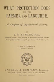 Tapa de What protection does for the farmer and labourer