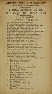Tapa de Spring exhibition, 1906