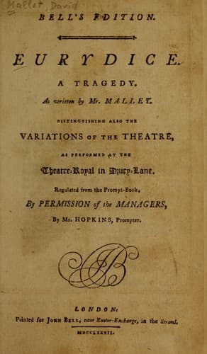 Tapa de Eurydice