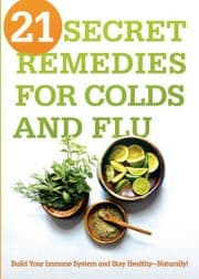 Tapa de 21 Secret Remedies for Colds and Flu