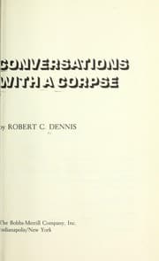 Tapa de Conversations with a corpse
