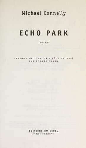 Tapa de Echo park