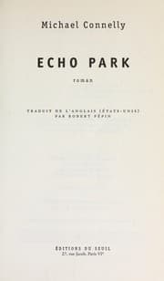 Tapa de Echo park