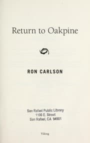 Tapa de Return to Oakpine