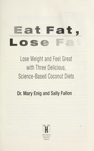 Tapa de Eat fat, lose fat