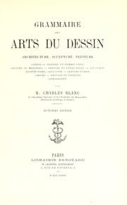 Tapa de Grammaire des arts du dessin