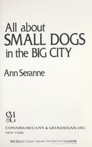 Tapa de All about small dogs in the big city