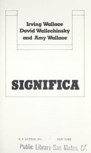 Tapa de Significa