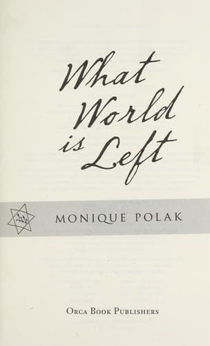 Tapa de What world is left