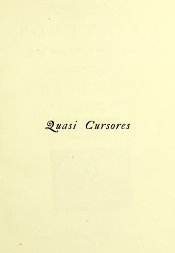 Tapa de Quasi cursores