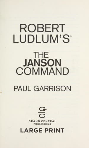 Tapa de Robert Ludlum's The Janson command