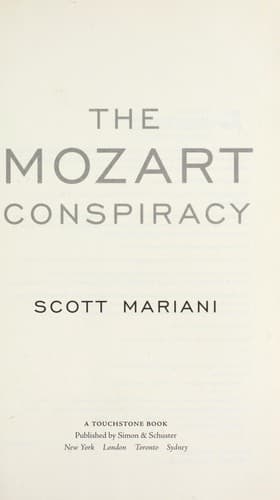 Tapa de The Mozart conspiracy