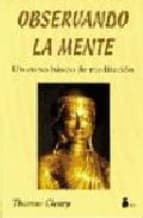Tapa de Observando la mente