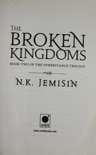 Tapa de The Broken Kingdoms