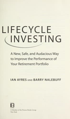 Tapa de Lifecycle investing