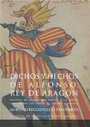 Tapa de Dichos y hechos de Alfonso, Rey de Aragón