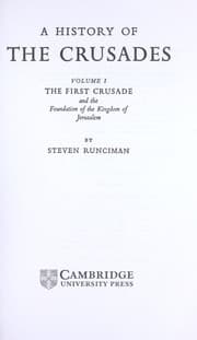 Tapa de A history of the Crusades
