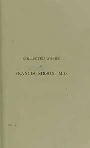 Tapa de Collected works of Francis Sibson ...