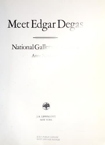 Tapa de Meet Edgar Degas