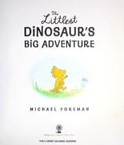 Tapa de The littlest dinosaur's big adventure