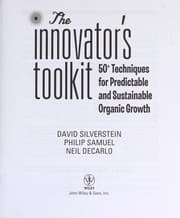 Tapa de The innovator's toolkit