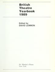 Tapa de British theatre yearbook
