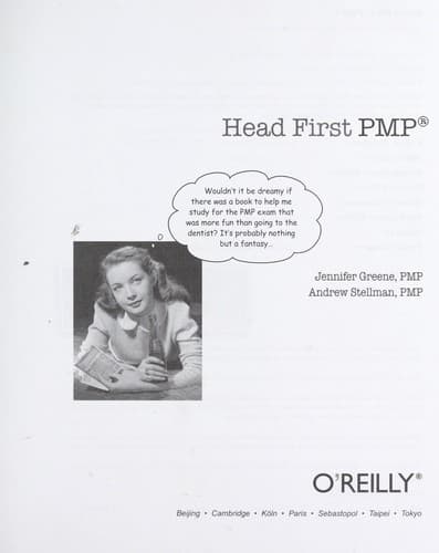 Tapa de Head first PMP