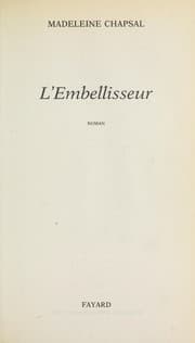 Tapa de L'embellisseur : roman