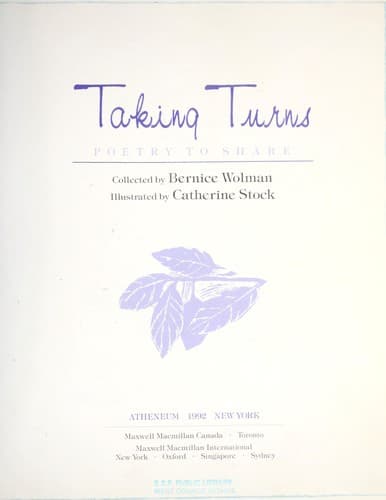 Tapa de Taking turns