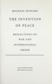 Tapa de The Invention of Peace