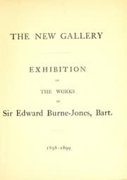 Tapa de Exhibition of the works of Sir Edward Burne-Jones