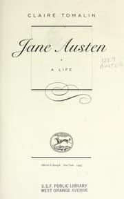 Tapa de Jane Austen