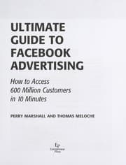 Tapa de The ultimate guide to facebook advertising