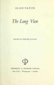 Tapa de The long view