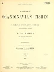 Tapa de A history of Scandinavian fishes