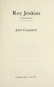 Tapa de Roy Jenkins, a biography